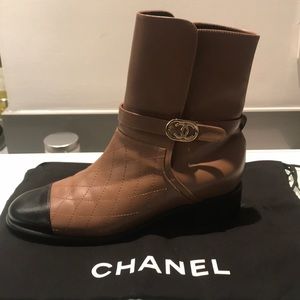 WORN ONCE CHANEL BOOTS!!!